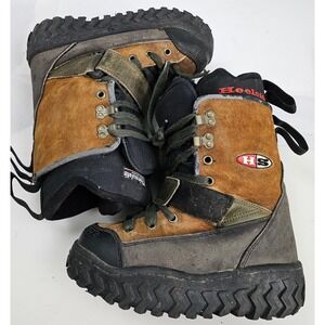 Vintage Heelside Thinsulate Boots Size 8 Heel Side‎ Snowboard HS-GR-02-01